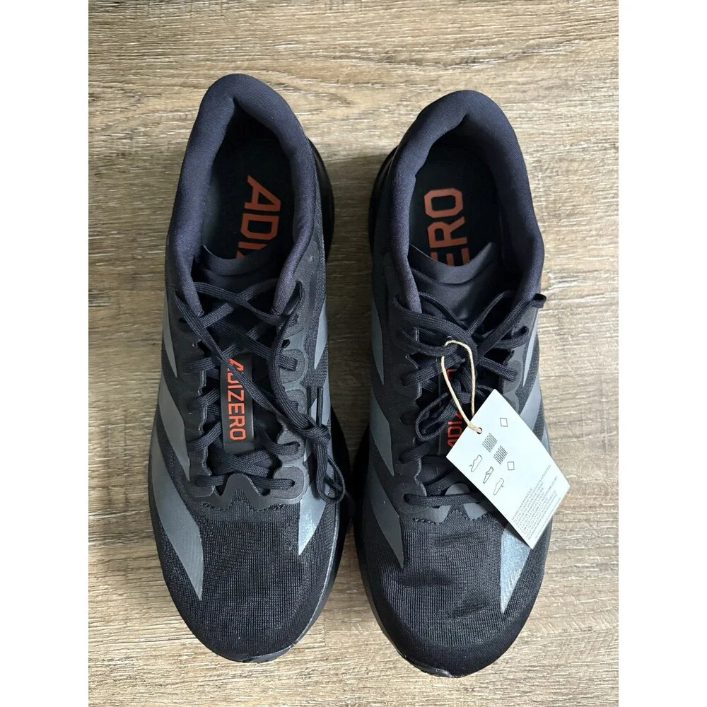 Adidas Adizero Evo SL Running Shoe Black Womens Sz 11 KI1899